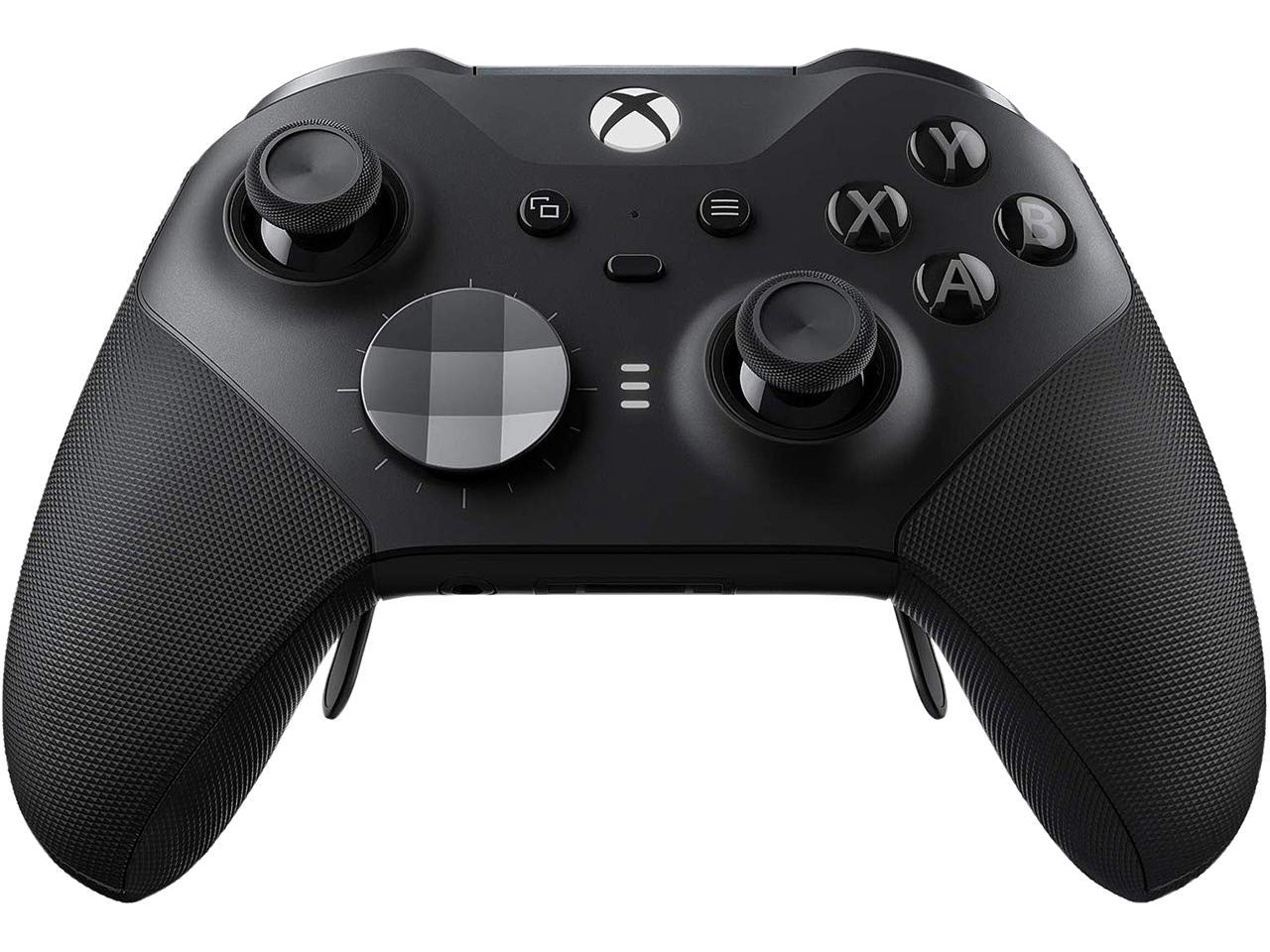 Xbox Elite Wireless Series 2 Controller Black - Bluetooth Connectivity - Adjustable-tension thumbsticks - Shorter hair trigger locks - Wrap-around rubberized grip - Re-engineered components